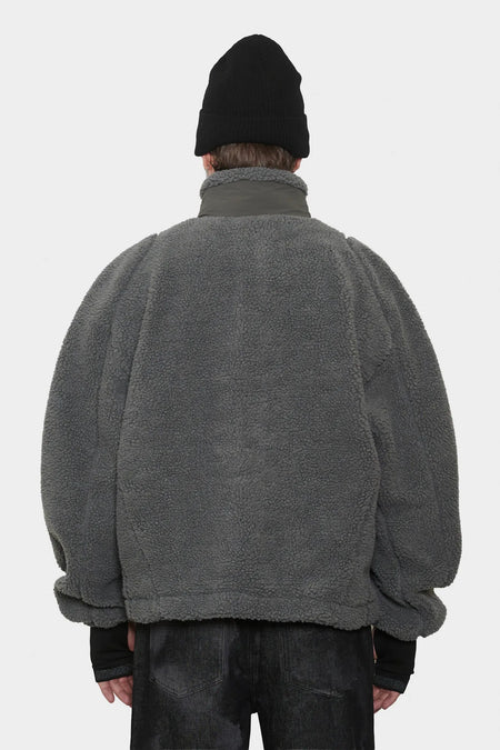 men#@Куртка FLEECE JACKET сіра