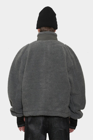 men#@Куртка FLEECE JACKET сіра