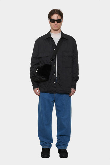 men#@Куртка PADDED OVERSHIRT чорна