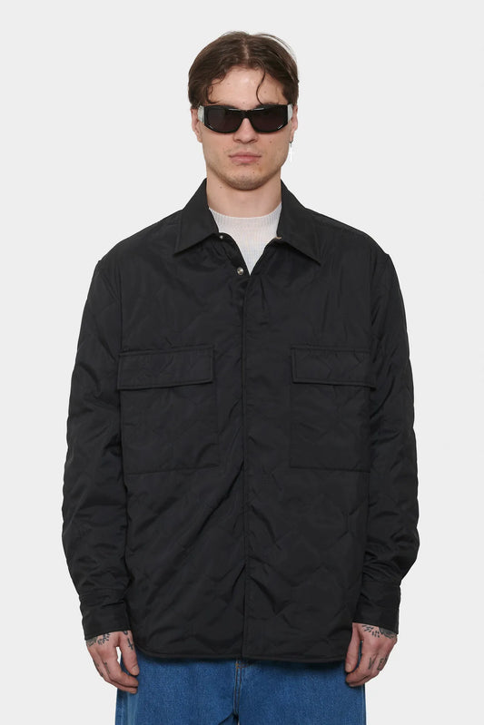 men#@Куртка PADDED OVERSHIRT чорна