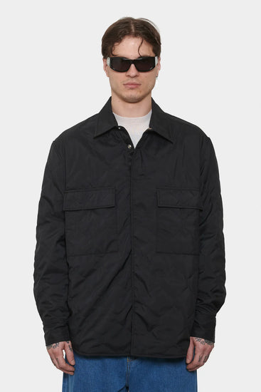 men#@Куртка PADDED OVERSHIRT чорна
