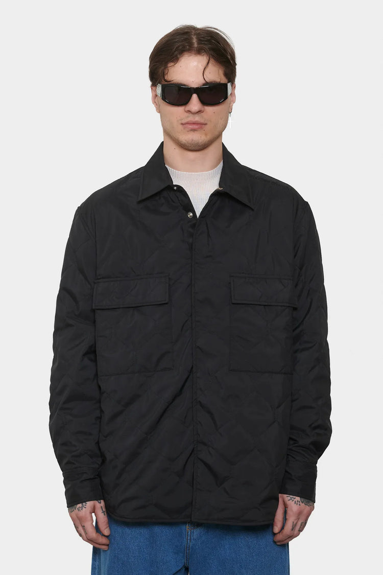 men#@Куртка PADDED OVERSHIRT чорна
