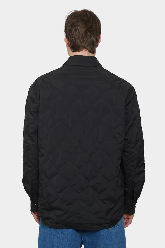 men#@Куртка PADDED OVERSHIRT чорна