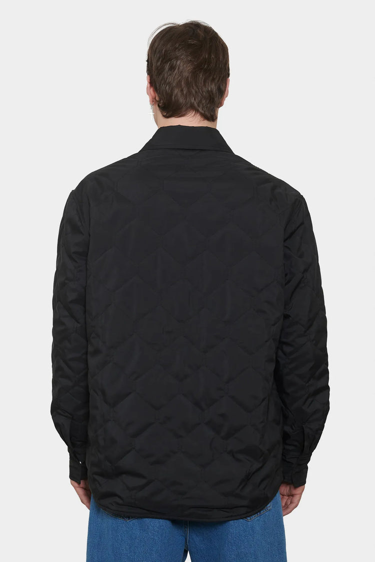 men#@Куртка PADDED OVERSHIRT чорна
