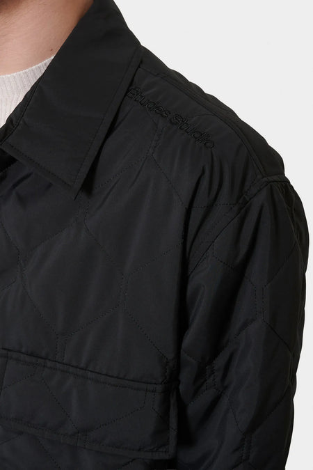 Куртка PADDED OVERSHIRT чорна