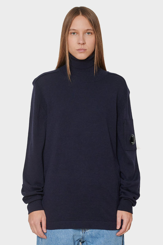 women#@Гольф TURTLE NECK MERINO WOOL чорний