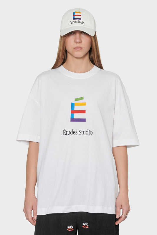 women#@Футболка RAINBOW È біла
