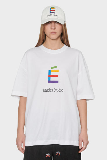 women#@Футболка RAINBOW È біла