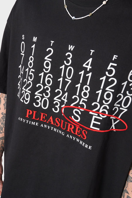 Футболка CALENDAR HEAVYWEIGHT чорна, купити онлайн в магазині.