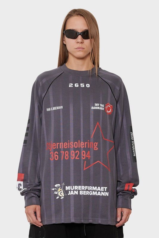 women#@Джерсі SPONSORED FOOTBALL темно-сіре
