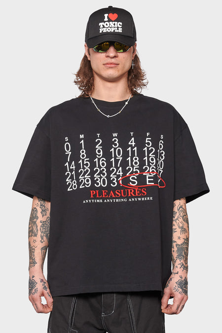men#@Футболка CALENDAR HEAVYWEIGHT чорна, купити онлайн в магазині.