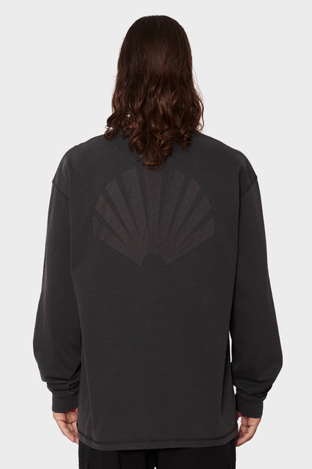 men#@Лонгслів LOGO GARMENT DYE чорний, купити онлайн в магазині.