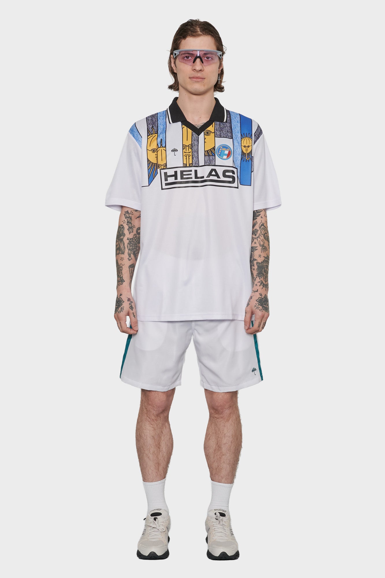 

men#@Шорти FACILE SPORT білі
