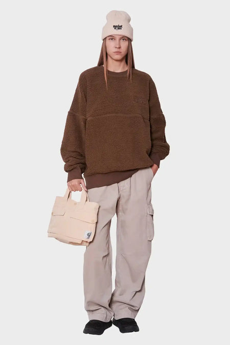 women#@Флісовий світшот COORDINATE коричневий, купити онлайн в магазині.