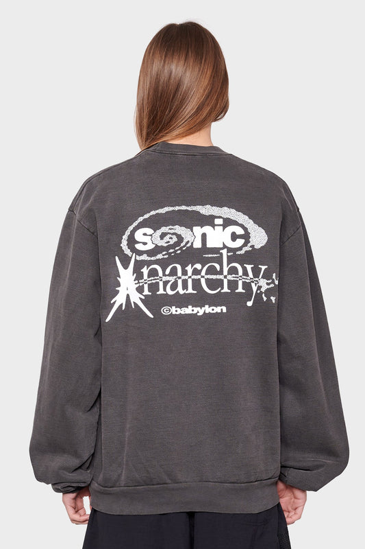 women#@Світшот SONIC ANARCHY темно-сірий, купити онлайн в магазині.
