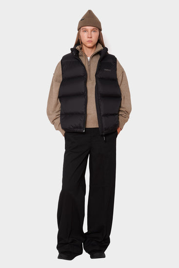 women#@Жилет DOWN PUFFER VEST чорний