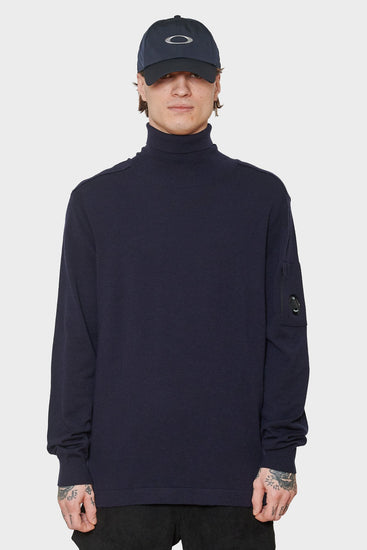 men#@Гольф TURTLE NECK MERINO WOOL чорний