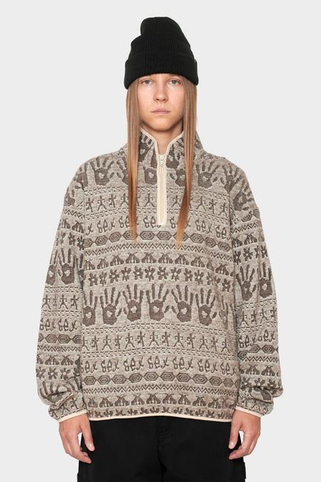 women#@Светр KNOTTY KNIT сірий, купити онлайн в магазині.