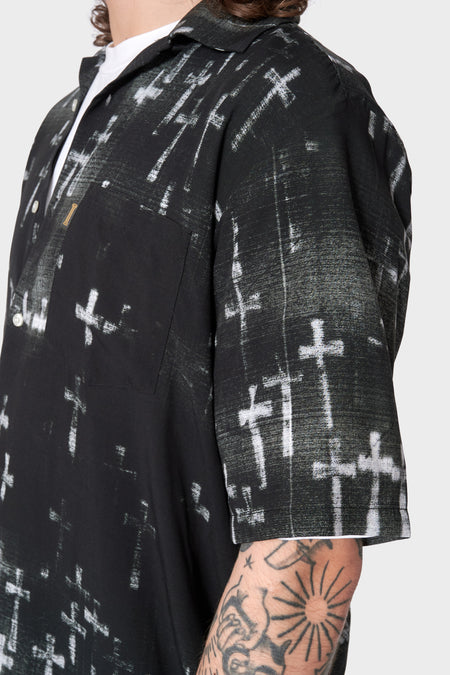 Сорочка GRAVEYARD HAWAIIAN чорна, купити онлайн в магазині.