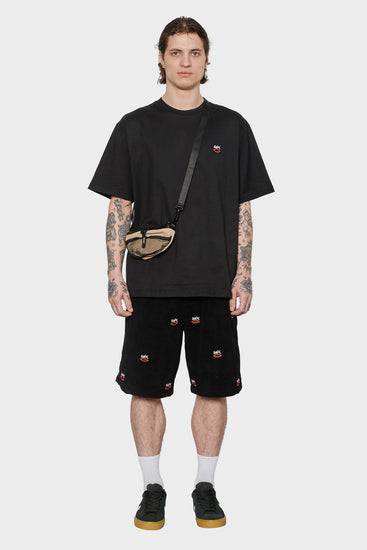 men#@Футболка MINI EMBROIDERED LOGO чорна