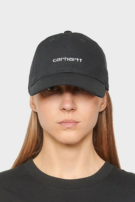 women#@Кепка CANVAS SCRIPT CAP чорна