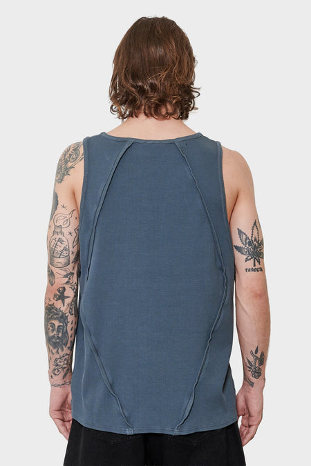 men#@Майка RIB TANK темно-сіра