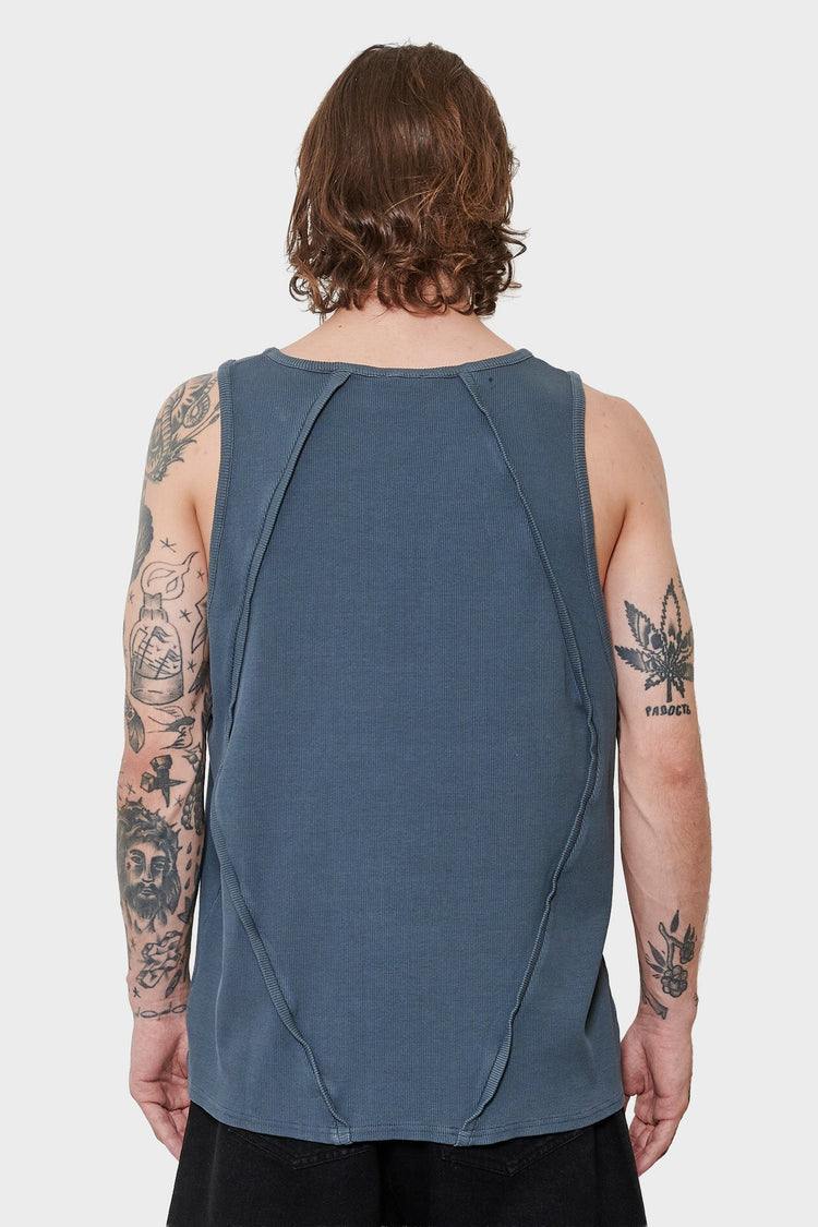 men#@Майка RIB TANK темно-сіра