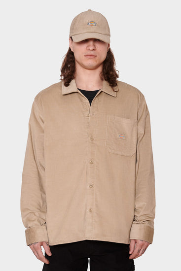 men#@Вельветова сорочка CORDUROY SHIRT бежева