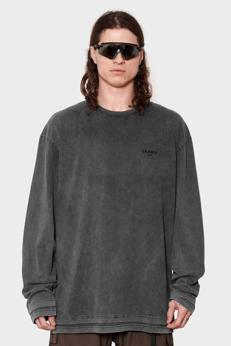 men#@Лонгслів LAYERED графітовий, купити онлайн в магазині.