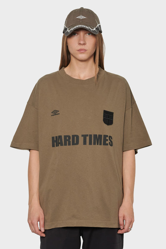 women#@Футболка HARD TIMES зелена