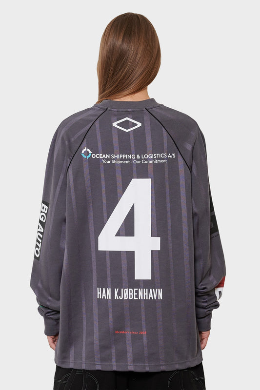women#@Джерсі SPONSORED FOOTBALL темно-сіре
