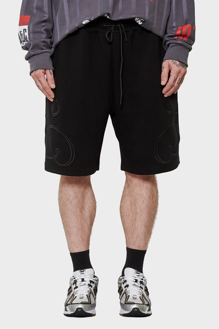 men#@Шорти MONGRAM FIT TRACK чорні