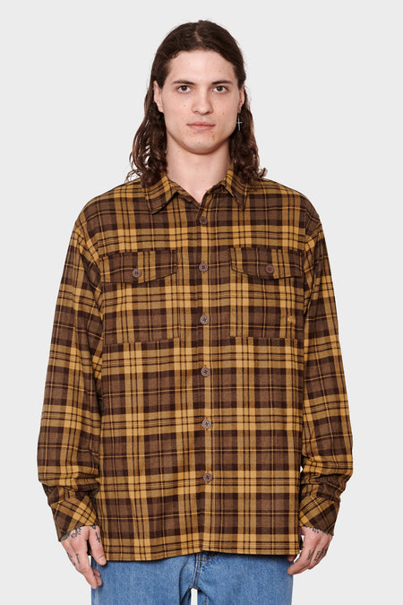 men#@Сорочка FLANER SHIRT коричнева, купити онлайн в магазині.