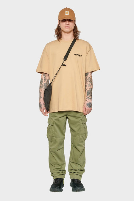 men#@Футболка INK BLEED бежева