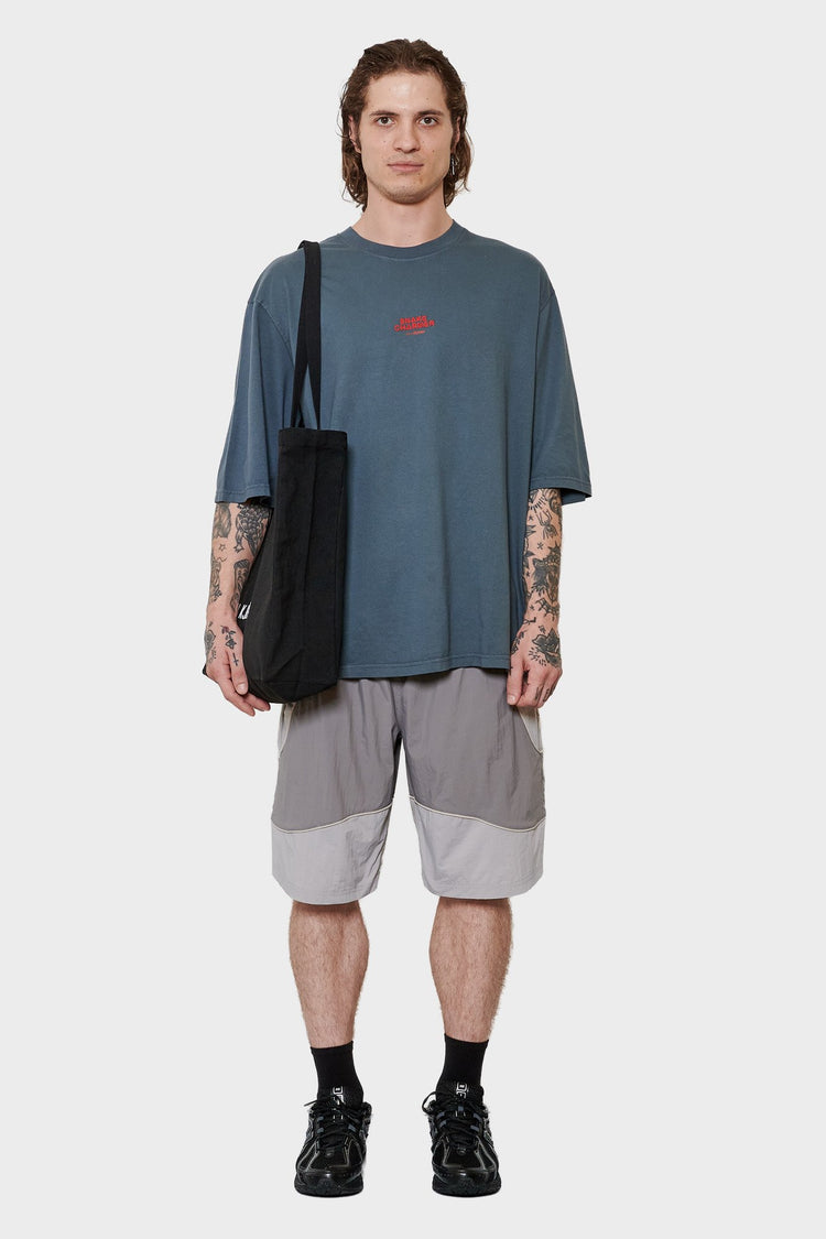 men#@Футболка SNAKE EMBROIDERY темно-сіра