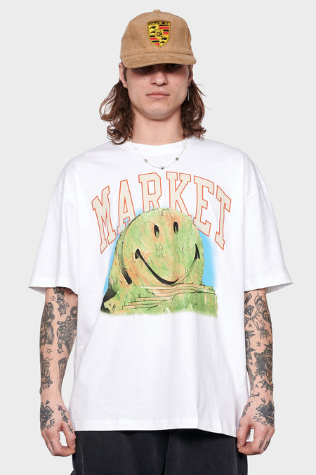 men#@Футболка SMILEY OUT OF BODY біла, купити онлайн в магазині.