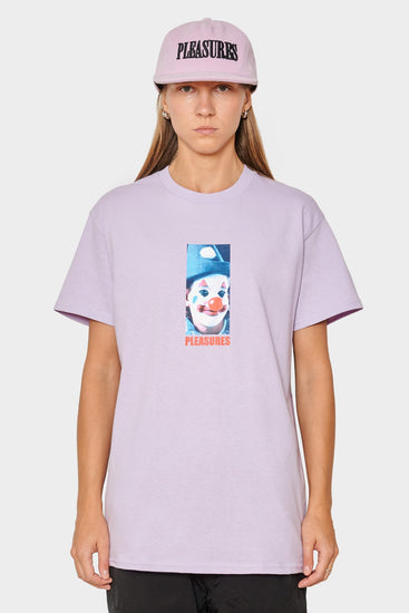 women#@Футболка CLOWN лавандова