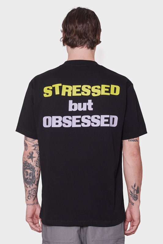 men#@Футболка STRESSED BUT OBSESSED чорна, купити онлайн в магазині.