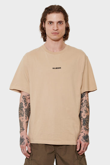 men#@Футболка DAILY OVERSIZED бежева