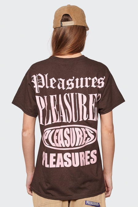 women#@Футболка STACK коричнева