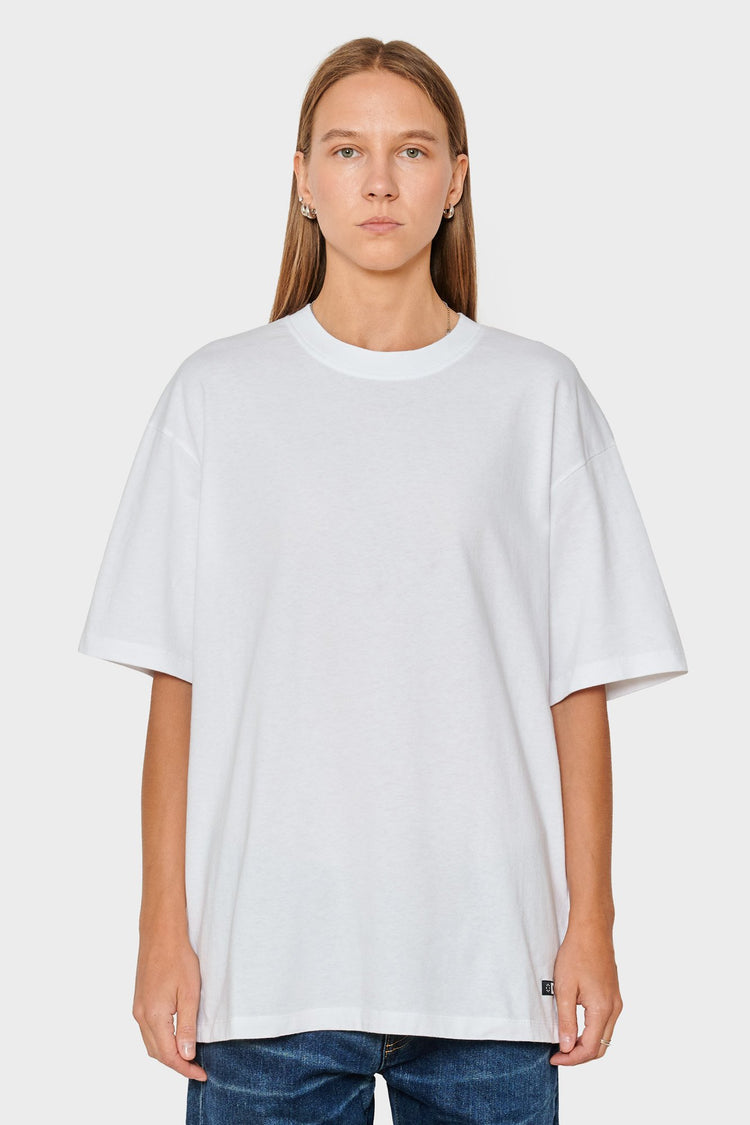 women#@Футболка OVERSIZE BASIC біла