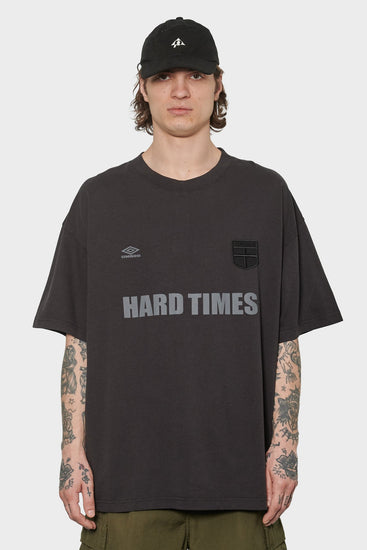 men#@Футболка HARD TIMES чорна