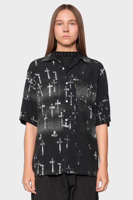 women#@Сорочка GRAVEYARD HAWAIIAN чорна, купити онлайн в магазині.