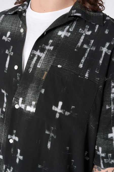 Сорочка GRAVEYARD HAWAIIAN чорна, купити онлайн в магазині.