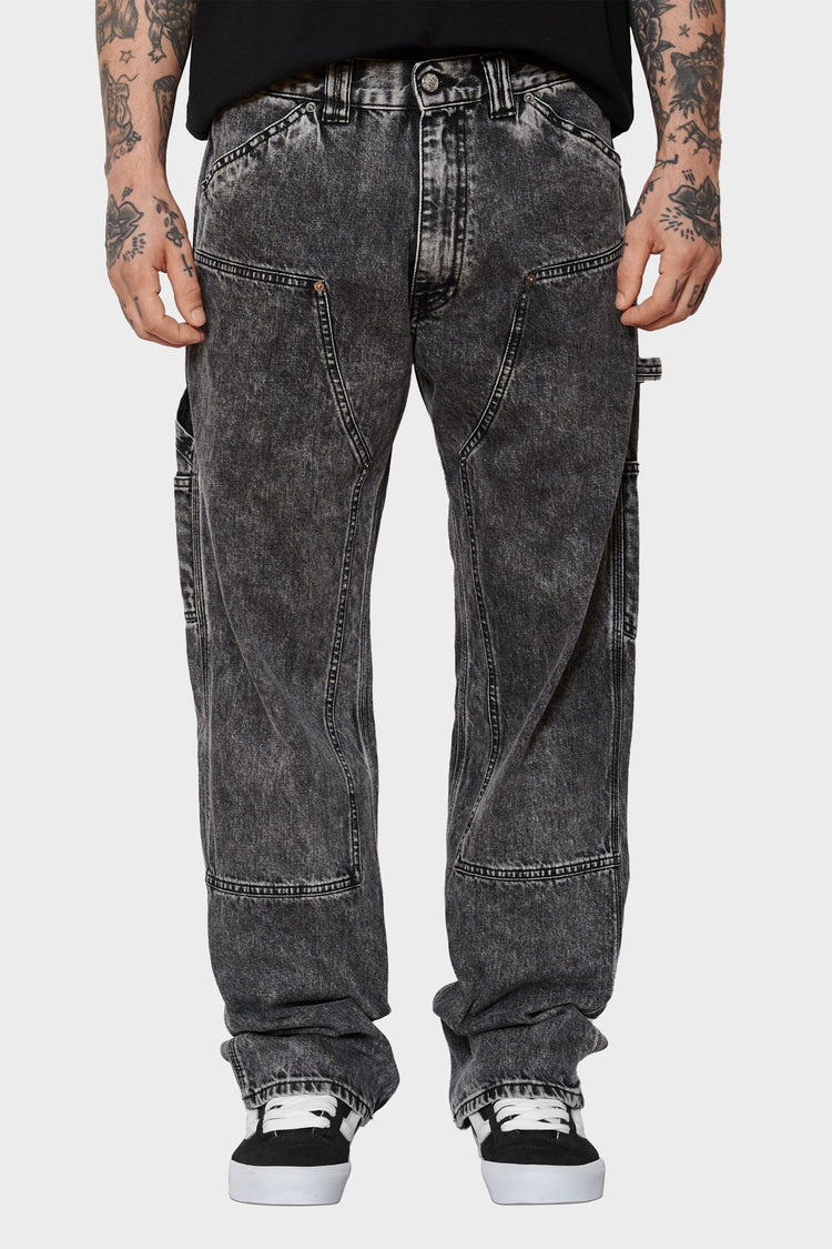 men#@Джинси ACID WASH DENIM CARPENTER чорні