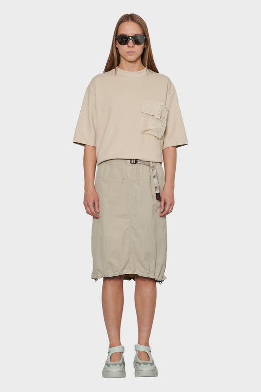 women#@Футболка MULTIPOCKET TEE молочна