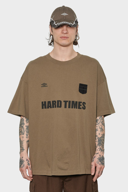 men#@Футболка HARD TIMES зелена