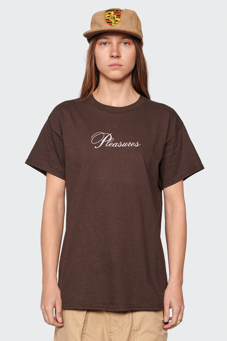 women#@Футболка STACK коричнева