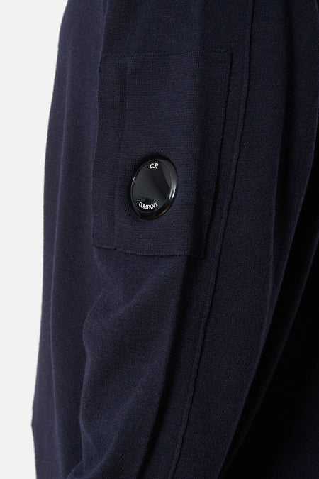 Гольф TURTLE NECK MERINO WOOL темно-синій, купити онлайн в магазині.