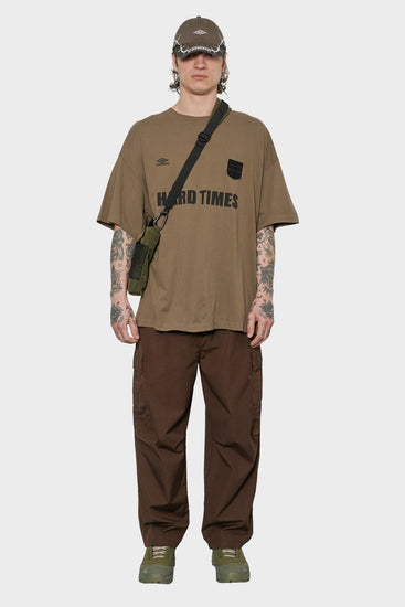 men#@Футболка HARD TIMES зелена